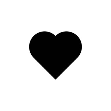 Kalp Simgesi Vektör Tasarımı İllüstrasyonu