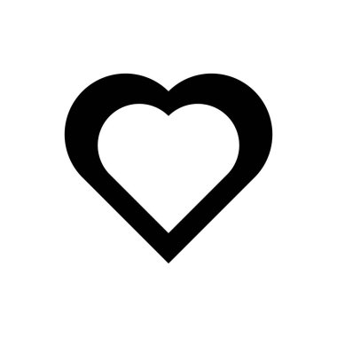 Kalp Simgesi Vektör Tasarımı İllüstrasyonu