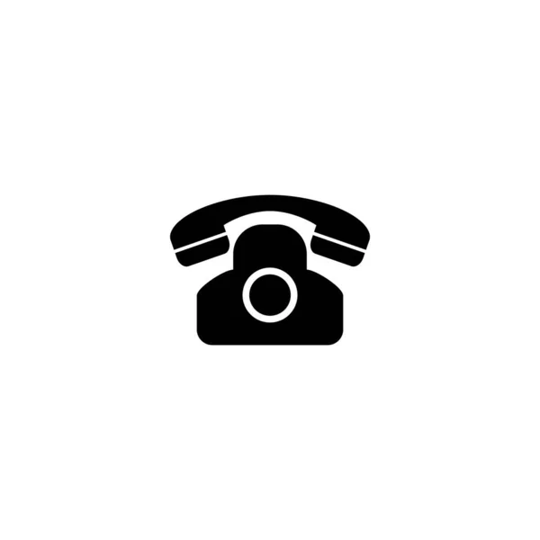 Eenvoudig Ontwerp Pictogram Telefoon Vector Illustratie — Stockvector