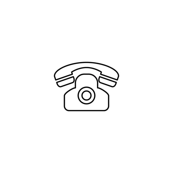 Простой Дизайн Иконка Телефона Векторная Иллюстрация — стоковый вектор