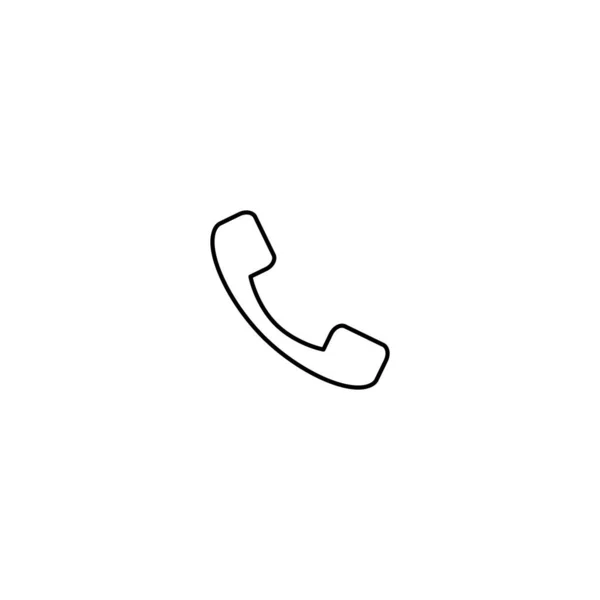 Проста Іконка Дизайну Телефону Векторна Ілюстрація — стоковий вектор