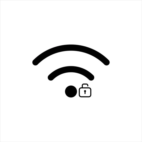 Wifi Icon Vektor Signalzeichen Drahtlos — Stockvektor