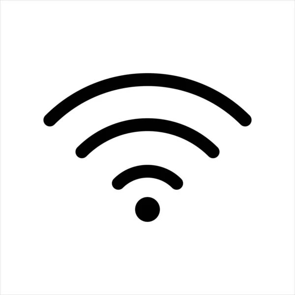 Wifi Icon Vektor Signalzeichen Drahtlos — Stockvektor