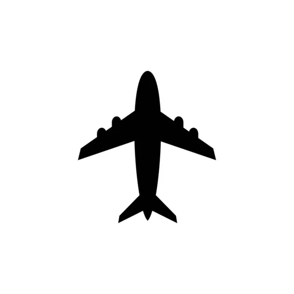 Flygplansikonen Flygtransportsymbol — Stock vektor