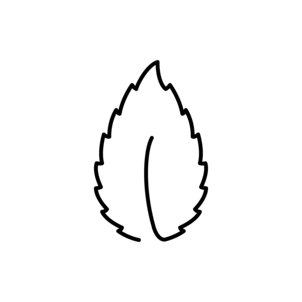 Проста Іконка Листя Ілюстрація Векторний Знак — стоковий вектор