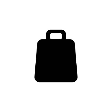 Alışveriş Torbası Simgesi. Vektör İşareti