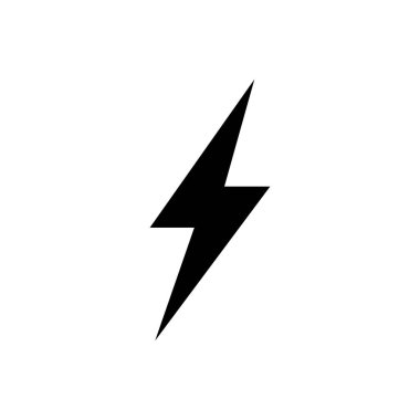 Electric Lightning Icon Vector Illustration
