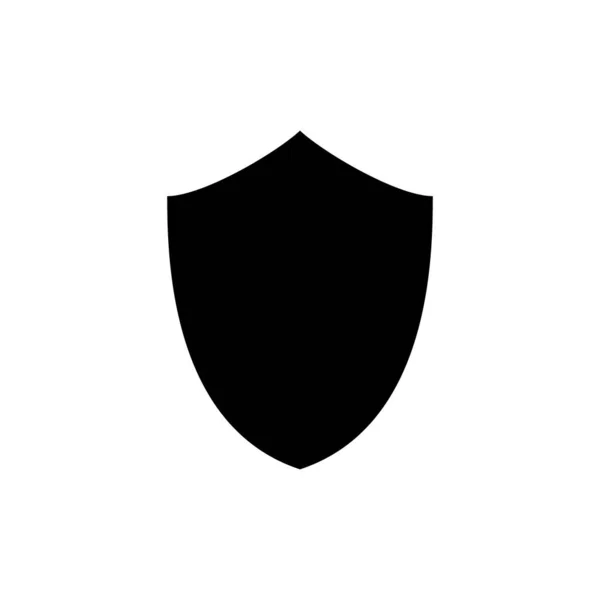 Icono Protección Escudo Vector Ilustración — Vector de stock