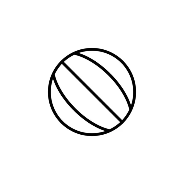 Icono Baloncesto Ilustración Señal Vectorial — Vector de stock