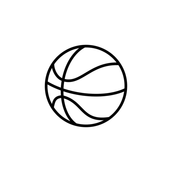 Icono Baloncesto Ilustración Señal Vectorial — Archivo Imágenes Vectoriales