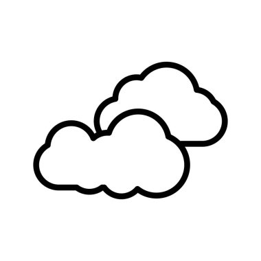 bulut simgesi ağı, vektör illüstrasyonu