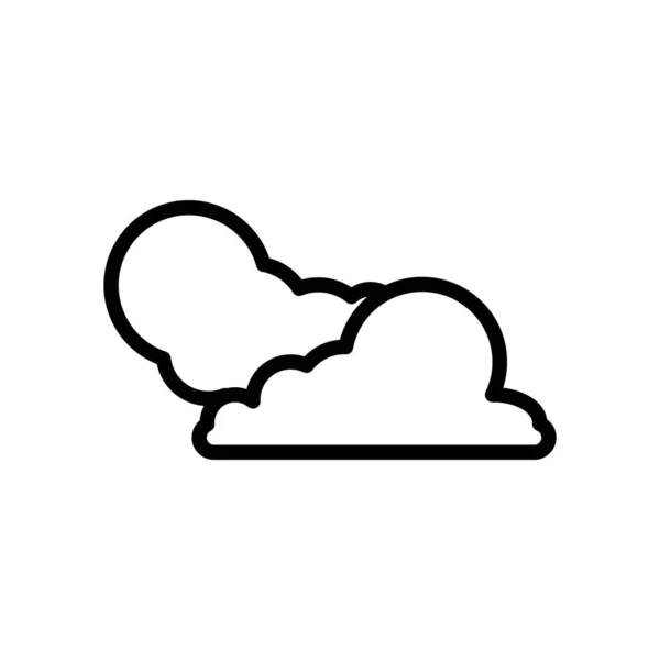 Хмарна Іконка Веб Векторні Ілюстрації — стоковий вектор
