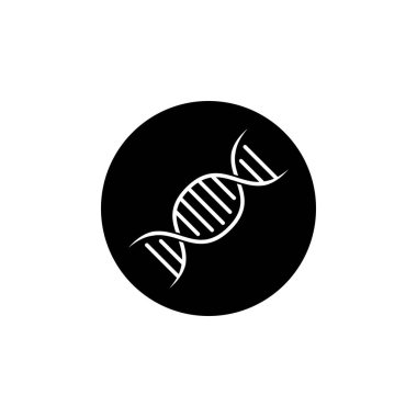 DNA Simgesi Vektör Tasarımı İllüstrasyonu