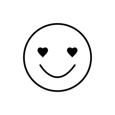 emot simgesi vektör duygu yüz tasarımı