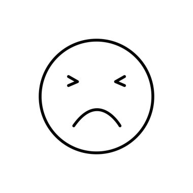 emot simgesi vektör duygu yüz tasarımı