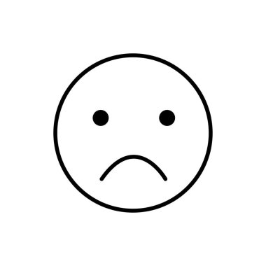 emot simgesi vektör duygu yüz tasarımı