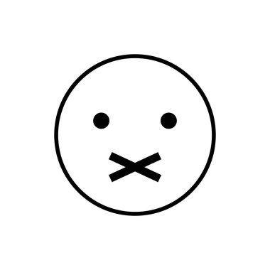 emot simgesi vektör duygu yüz tasarımı