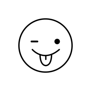 emot simgesi vektör duygu yüz tasarımı