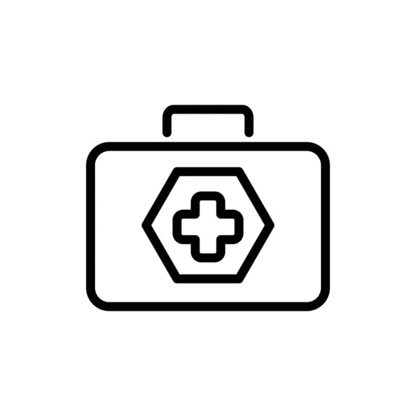 First Aid Kit Icon Vector Design — Stock Vector