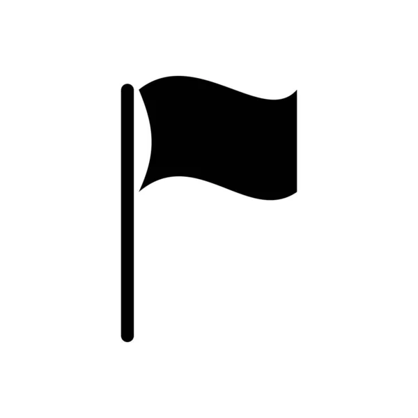 Flaches Design Flagge Symbol Symbol Vektor Design — Stockvektor