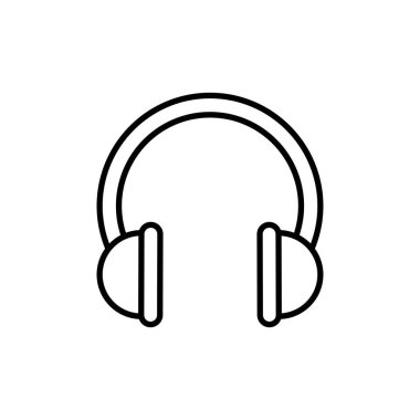 kulaklık simgesi tasarım, vektör çizim
