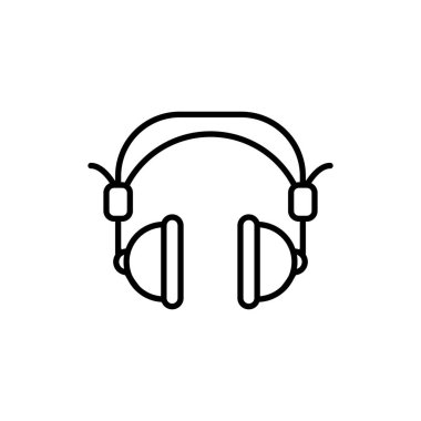 Headphone icon design, vector illustration clipart