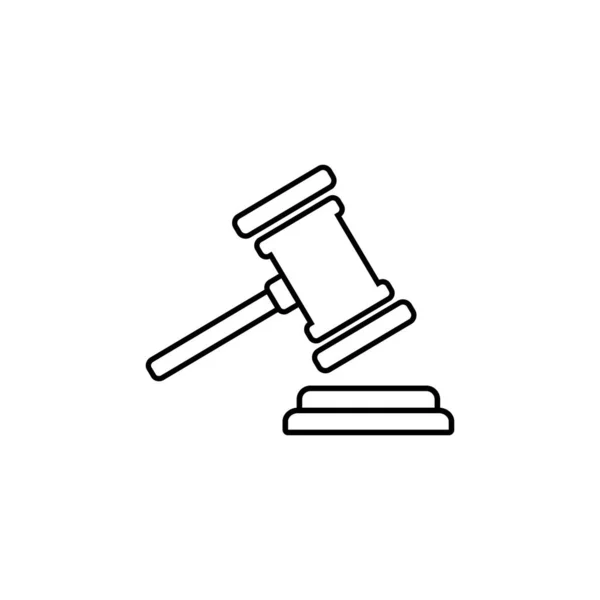 Νόμος Hummer Εικονίδιο Διανυσματικό Σχεδιασμό Απλό — Διανυσματικό Αρχείο