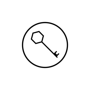 anahtar simge vektör illüstrasyon tasarımı