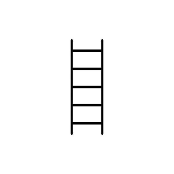 Ícone Escada Ilustração Vetorial Simples —  Vetores de Stock