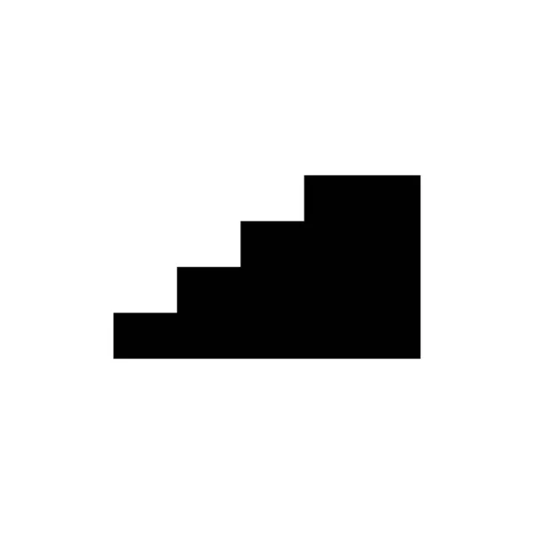 Jednoduchá Vektorová Ilustrace Ikony Žebříku — Stockový vektor