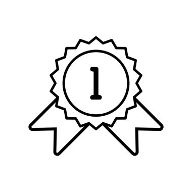 Zafer madalyası tasarım illüstrasyonu