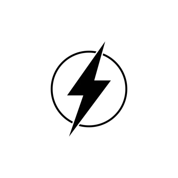 Blitz Symbol Vektor Illustration Design — Stockvektor