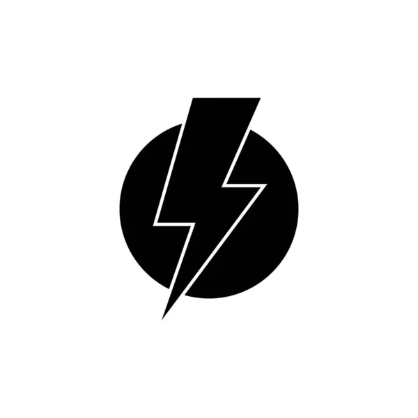Blitz Symbol Vektor Illustration Design — Stockvektor