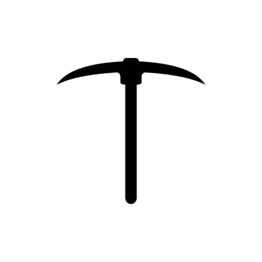 madencilik aracı simgesi basit vektör tasarımı