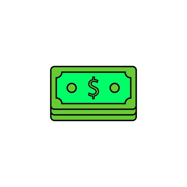 Money Icon Vector Design Illustration — Stock Vector