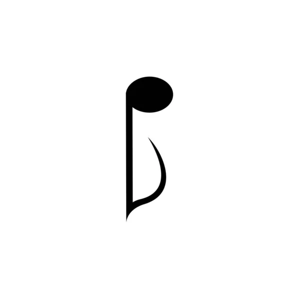 Note Music Icon Vector Design — Stockový vektor