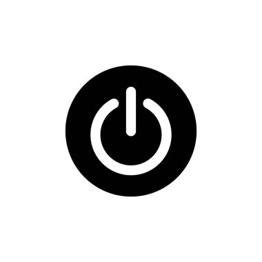 güç düğmesi vektör illüstrasyonu