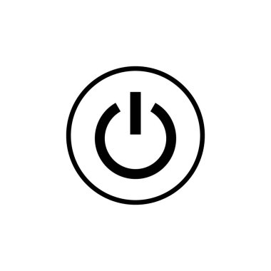 güç düğmesi vektör illüstrasyonu