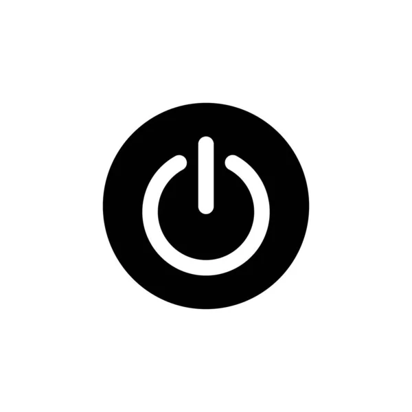 Power Button Pictogram Vector Illustratie — Stockvector