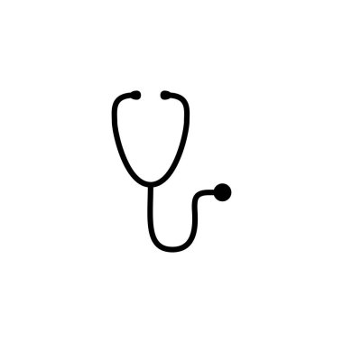 stetoskop tasarım vektör çizimi