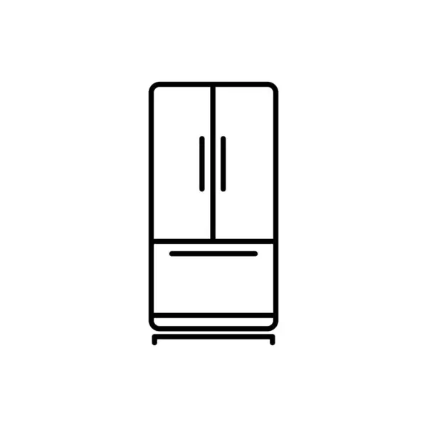 Конструкция Векторной Иллюстрации Холодильника — стоковый вектор