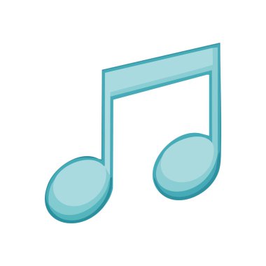 Basit müzik tonu illüstrasyonu