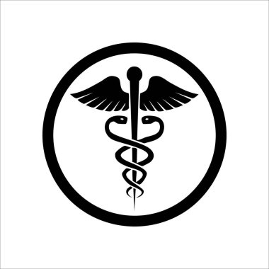 Basit Tasarım Tıbbi Simge İllüstrasyonu