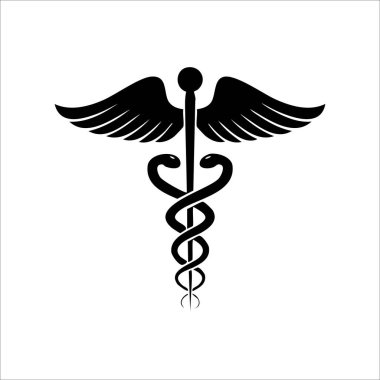 Basit Tasarım Tıbbi Simge İllüstrasyonu