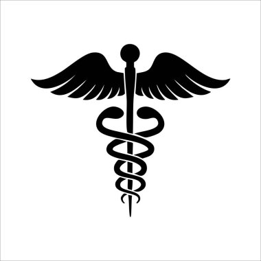Basit Tasarım Tıbbi Simge İllüstrasyonu