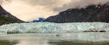 Margerie Glacier - This was shot during my Alaskan cruise aboard the MS Nieuw Amsterdam. Margerie Glacier is a 21 mi long, 350 feet thick, tidewater glacier in Glacier Bay, Alaska, United States. clipart
