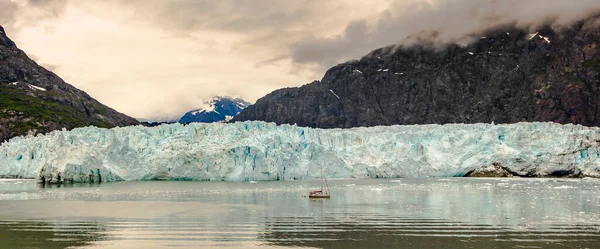 Margerie Glacier Shot Alaskan Cruise Nieuw Amsterdam Margerie Glacier Long — Stock Photo, Image