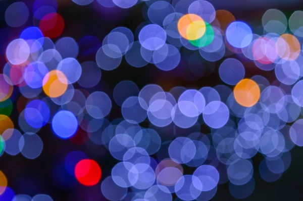 ぼけボケ ライトのクリスマスの背景 — ストック写真