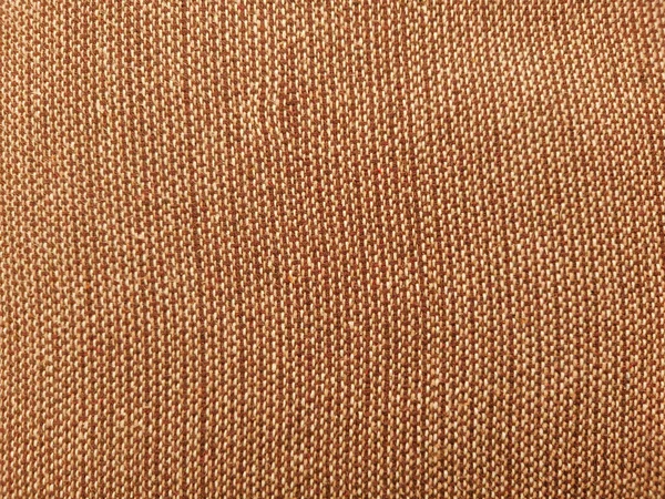 Textura Tela Algodón Marrón Vista Cerca — Foto de Stock