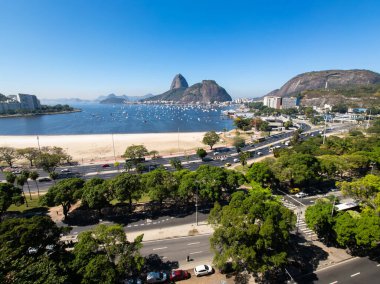 Rio de Janeiro Brezilya 'daki Sugarloaf Dağı' na bakın.